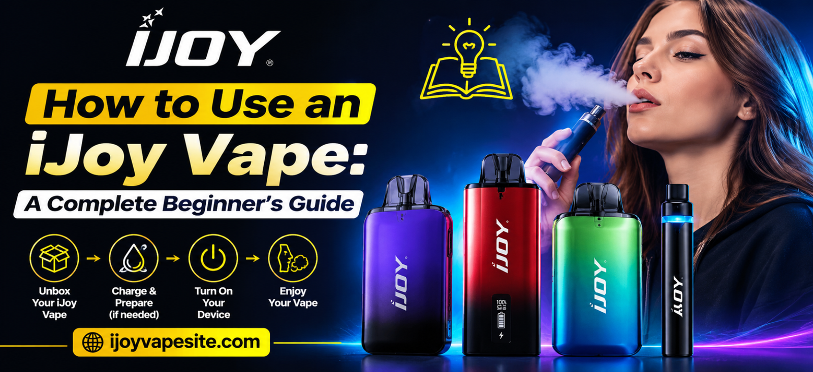 How to Use an iJoy Vape: A Complete Beginner's Guide featured image for ijoyvapesite.com